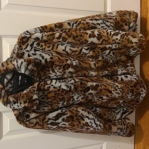 Fashion nova leopard jacket 2x